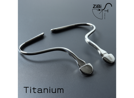 ZiBi-T 本体(耳掛け部分) チタン製 1ペア